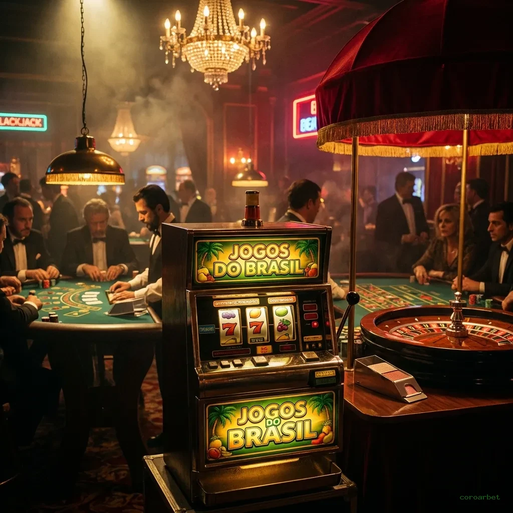 Imagem promocional do cassino online da coroarbet mostrando jogos ao vivo